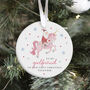First Christmas Together Ornament Personalised Xmas Gift, thumbnail 1 of 7
