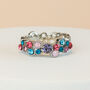 Colourful Crystal Bubble Design Ring, thumbnail 1 of 3