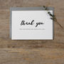 Wedding Card 'Thank You For Capturing Our Special Day', thumbnail 1 of 2