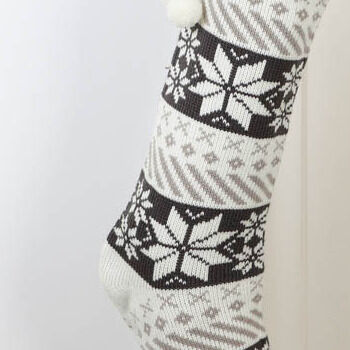 Personalised Scandi Knit Christmas Stockings, 8 of 8