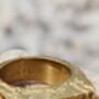 Gold Chunky Ring Unisex Gift, thumbnail 5 of 6