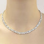 Sterling Silver Hugs And Kisses Necklace, thumbnail 3 of 9