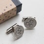 'Love You To The Moon And Back' Cufflinks, thumbnail 1 of 5