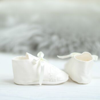 Christening Booties For Boys 'Oliver', 10 of 12