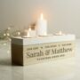 Personalised Our Life Story Tea Light Box, thumbnail 1 of 3