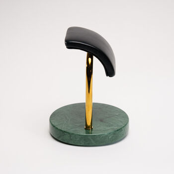 Verde Guatemala Marble Watch Stand Gold, 5 of 8