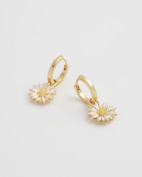 Daisy Huggie Earrings, 5 of 9