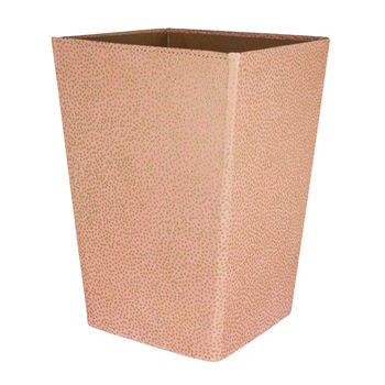 Recycled Star Burst Dots Print Waste Paper Bin, 6 of 6