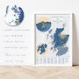 Scotland Whisky Region And Distillery Map 2024, thumbnail 1 of 9