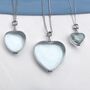 Silver Heart Locket Necklace Girlfriend Gift, thumbnail 4 of 8