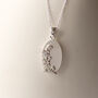 Flower Mother Of Pearl Sterling Silver Pendant, thumbnail 2 of 12