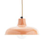 Orange Enamel Ceiling Lamp, thumbnail 2 of 2