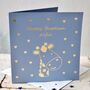Christening Giraffe Gold Foil Personalised Card, thumbnail 3 of 3