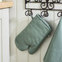 Forest Green Cotton Kitchen Accessories, thumbnail 5 of 5