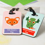 Personalised Children's Animal Book Bag / Luggage Tag, thumbnail 6 of 7