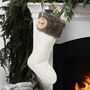 Personalised White Christmas Stocking, thumbnail 1 of 5