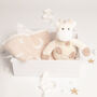 Unisex Giraffe Plush Toy And Star Blanket Baby Gift Set, thumbnail 1 of 3