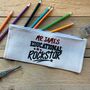 Personalised Educational Rockstar Teacher Pencil Case, thumbnail 3 of 3