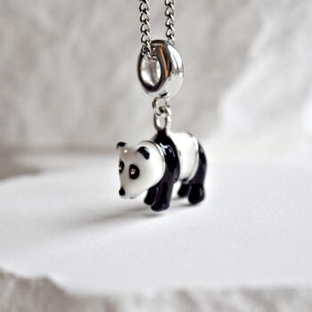 Panda Charm Necklace Gift 925 Silver, 4 of 5