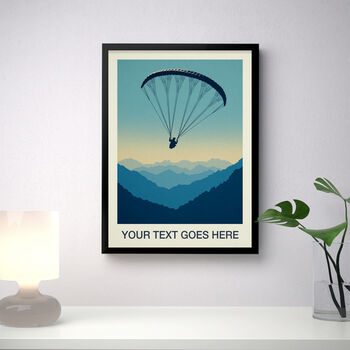 Personalised Paragliding Poster, 3 of 6