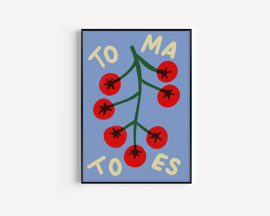Tomatoes Illustrated Art Print, 1 of 9