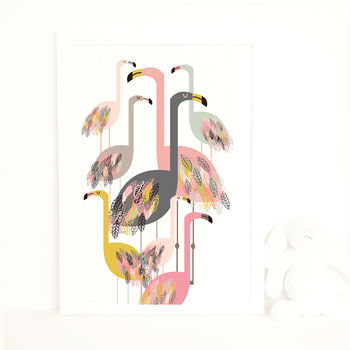 Flamingo Art Print, 2 of 5