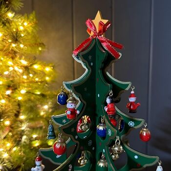 Revolving Tree Musical Box Christmas Decoration, 3 of 3