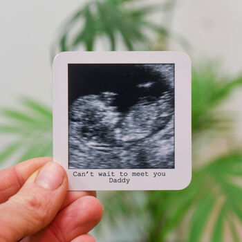 Father's Day Personalised Wallet Baby Scan Gift, 2 of 3