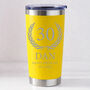 Personalised Birthday Crest Travel Cup – Double Wall Insulated, thumbnail 7 of 12