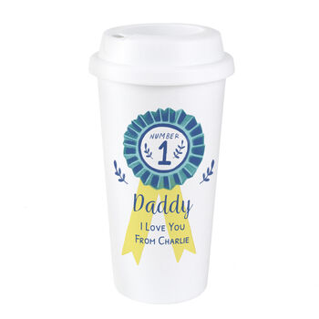 Personalised Number One Travel Mug, 5 of 6