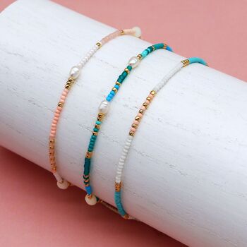 Gembira Beaded Anklet Giada Collection, 6 of 7