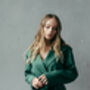 Women's Linen Summer Jacket With Hood, thumbnail 5 of 13