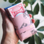 Personalised Pink Leather Kittens Playing Card Case With Cards, thumbnail 2 of 5