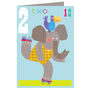 Roller Skaters 2nd Birthday Card, thumbnail 2 of 4