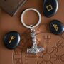 Viking Hammer Keyring, thumbnail 1 of 5