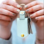 Mother's Day Photo And Message Mint Green Keyring, thumbnail 3 of 5