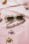 Green Chunky Oversized Heart Sunglasse, thumbnail 1 of 6