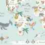 Animal World Map Print, thumbnail 5 of 9