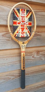 Keep Calm Tennis Racket Clock, 5 of 5