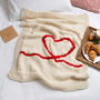 Valentines Blanket Easy Knitting Kit, thumbnail 1 of 10