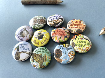 Wildlife Badge Set Of 10, 3 of 10