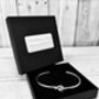 Sterling Silver Friendship Knot Bangle, thumbnail 4 of 10