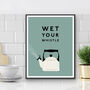 Wet Your Whistle Kitchen Print, thumbnail 1 of 2