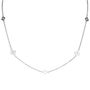 Personalised Silver Clover Necklace – Delicate Charm With Meaningful Elegance, thumbnail 1 of 2