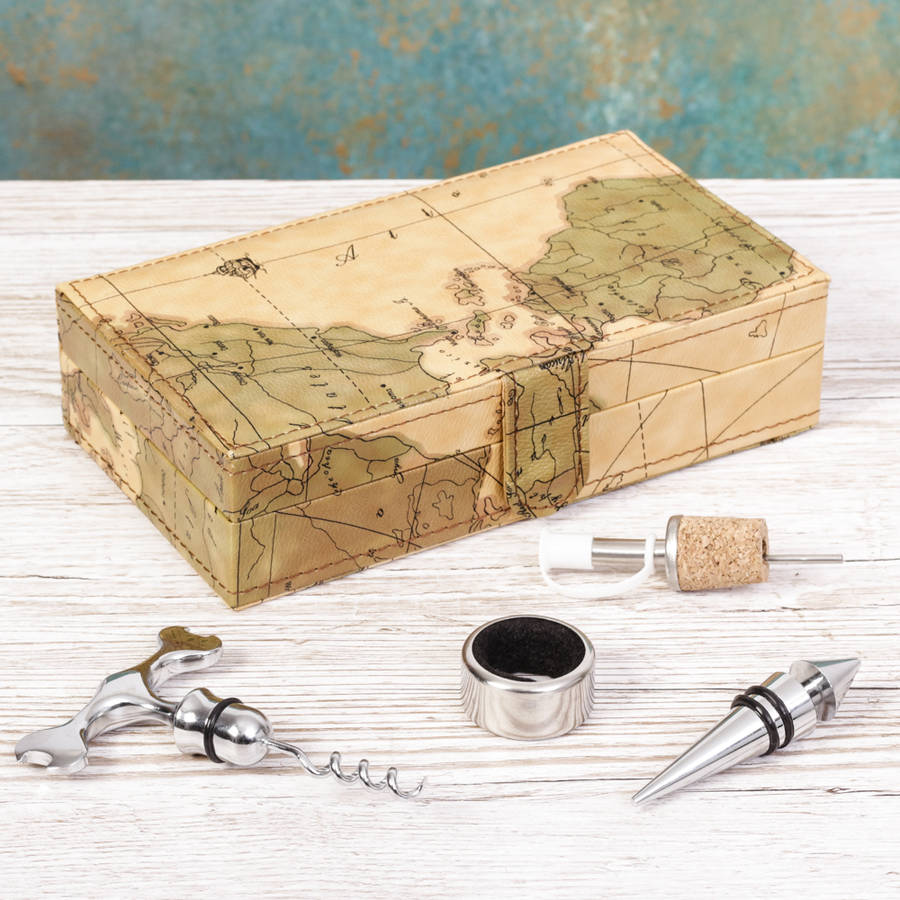 personalised wine accessories adventure gift box by dibor