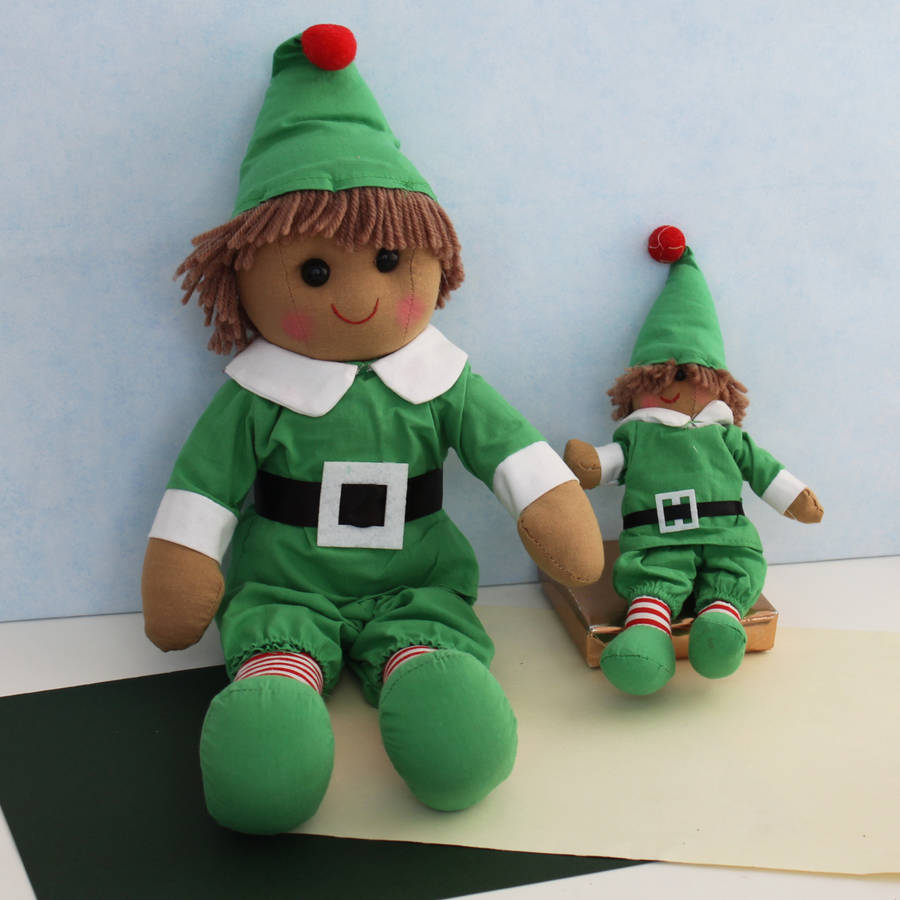 christmas elf rag doll by posh totty designs interiors ...