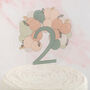 Balloon Arch Age/Number Birthday Cake Topper, thumbnail 2 of 3