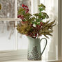Colsterdale Blue Fern Ceramic Pitcher, thumbnail 3 of 6