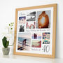 Personalised 40th Birthday Square Photo Collage, thumbnail 8 of 11