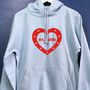 Personalised Heart No. One Mum Mothers Day Hoodie, thumbnail 1 of 8